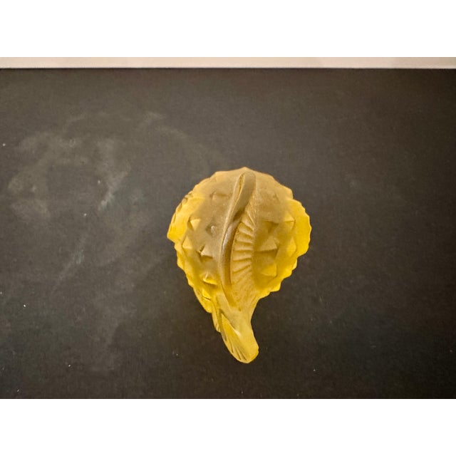 Lalique Amber Crystal Pufferfish Figurine For Sale In Atlanta - Image 6 of 7