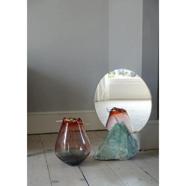 Blue and Topaz Heiki Vase by Pia Wüstenberg For Sale - Image 4 of 6