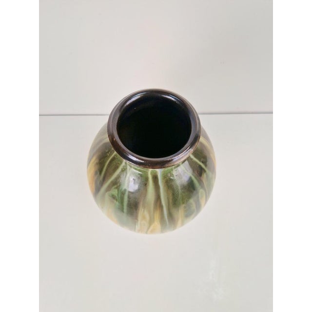Stone Glazed Stoneware Vase by Grégoire Lebon, Belgium, 1940s For Sale - Image 7 of 16