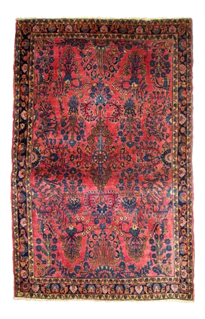 1920s Handmade Antique Persian Sarouk Rug
