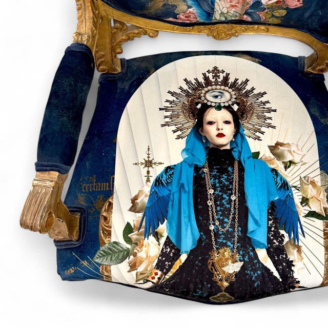 Baroque Set of Louis XV Style Gilt Armchairs For Sale - Image 3 of 18