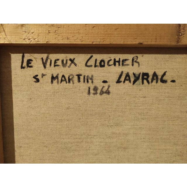 1960s Lahour, French Landscape, Oil Painting on Canvas, 1964 For Sale - Image 5 of 11