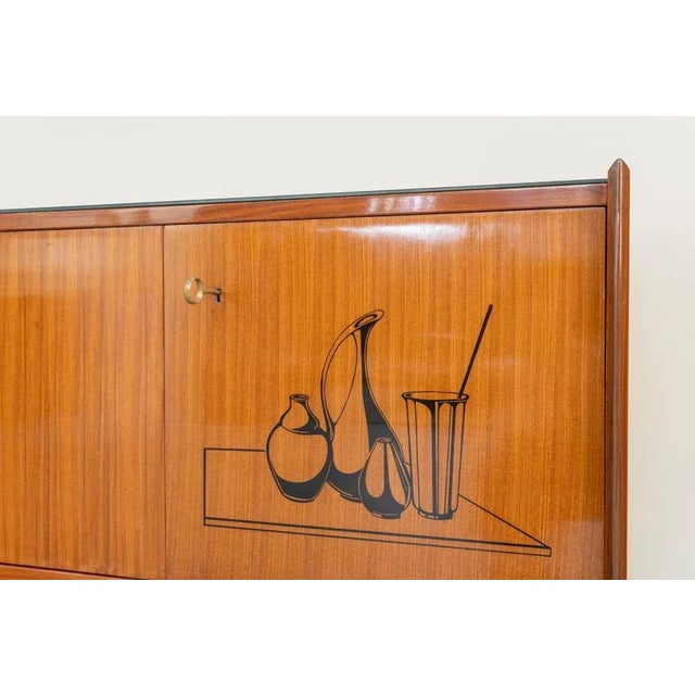 Mid-Century Italian Sideboard, 1950s For Sale - Image 4 of 11