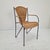 1960s Vintage Wicker and Iron Armchairs by Frederic Weinberg, 1950s, Set of 8 For Sale - Image 5 of 18