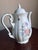 Mid-20th Century Bavaria Bernadotte Style Fluted Porcelain Coffee Pot Floral Gold Trim For Sale - Image 9 of 14