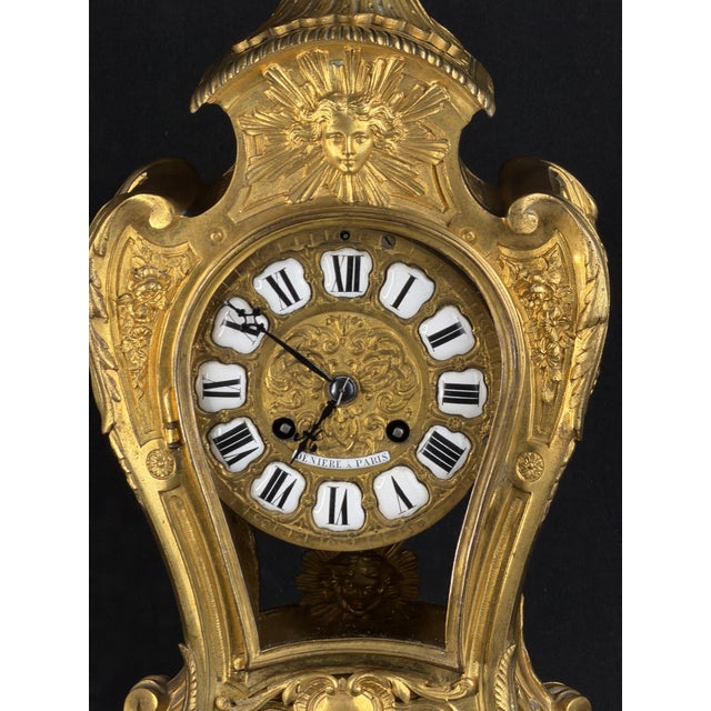 Gilt Bronze Mantel Clock, 1850s For Sale - Image 11 of 15