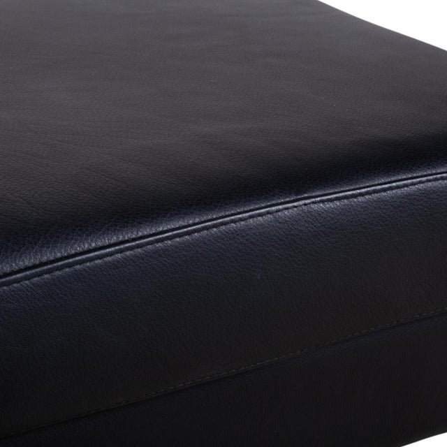 Indivi Leather Stool in Black by BoConcept For Sale - Image 4 of 10