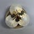 Late 20th Century Vintage Ceiling Lamp in Polished Brass Leaves and Satin Glass, 1970s For Sale - Image 5 of 12