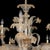 1950s Rezzonico Chandelier in Crystal and Gold Murano Glass, 1950s For Sale - Image 5 of 10