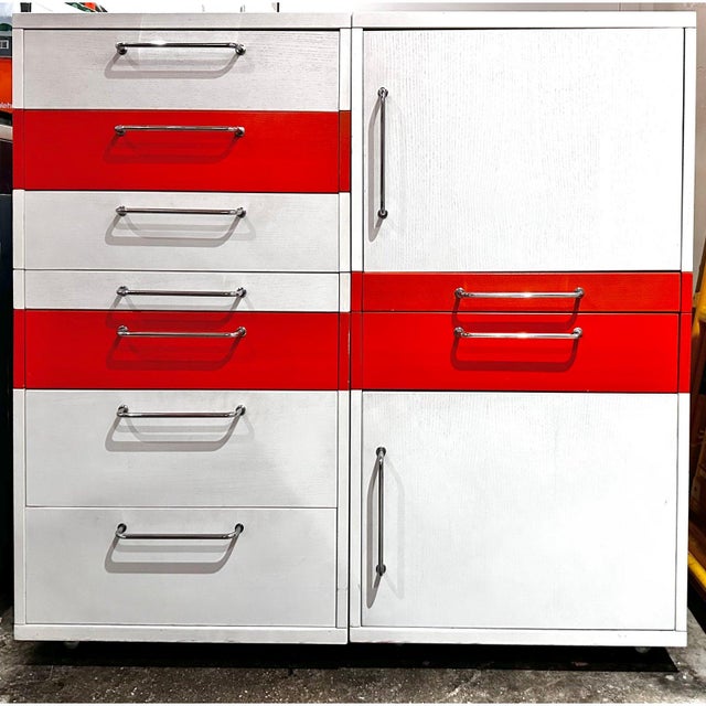 De Pas, D’Urbino & Lomazzi for Acerbis Italy, Addition Modular System - Double Cupboard, 1968 For Sale - Image 9 of 9