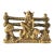 Circa 1900 English Brass Imp Letter Rack For Sale