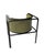Collector Az1 Armchair Green Leather and Black Metal by Francesco Zonca For Sale - Image 4 of 6