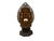 Oriental Buddha Halo Back Lotus Base Boxwood Display Stand For Sale - Image 4 of 9