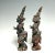 Late 19th Century Antique Wood Teppanom / Guardian Thai Angels, Statues or Figures - A Pair 18" For Sale - Image 5 of 10