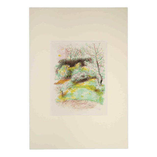 The Garden, Original Drawing, Early 20th-Century For Sale