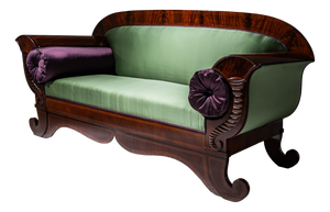 Antique Biedermeier Sofa in Mahogany, Northern Germany, 1830