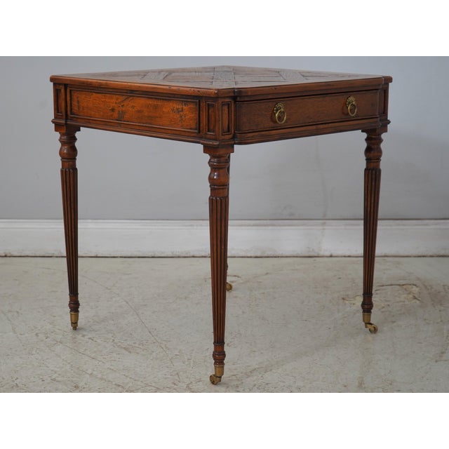 Age: Approx: 20 Years Old Details: Brass Capped Feet & Casters High Quality Construction Oak Factory Distressed Solid...