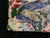 Vintage Handmade Wool Needlepoint Throw Pillow Jacobean Birds Flowers Sateen Back For Sale - Image 4 of 7