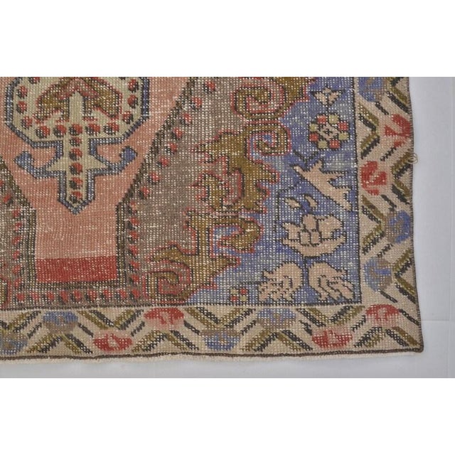 Anatolian Vintage Wool Area Carpet For Sale In Phoenix - Image 6 of 10