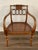 Baker Furniture Company 1980s Baker Furniture Hollywood Regency ArmChair Gilt Accents Caned Seat For Sale - Image 4 of 12