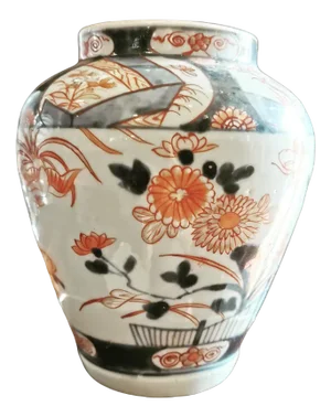 Imari Porcelain Vessel Vase
