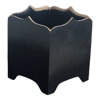 Vintage Carolyn Sheffield Wood Planter, England For Sale