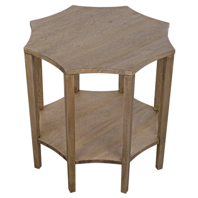 The octagon is a deeply symbolic shape, representing the point where heaven (circle) meets earth (square). This walnut...