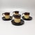 Italian Faenza Ceramic Handmade Coffee Set, 1970s For Sale - Image 6 of 7