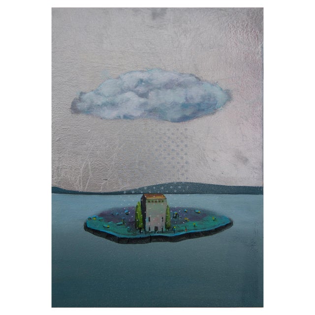 Gozo, Island Scene, 2024, Mixed Media For Sale