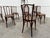 Wood Bistro Chairs from Fischel, 1930s, Set of 10 For Sale - Image 7 of 8