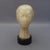 Black Vintage Stylized Woman's Head Sculpture in Green Onyx Stone with Marble Base, 20th Century For Sale - Image 8 of 17