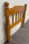 Late 20th Century Vintage Twin Size Cannonball Spindle Headboard Bedframe For Sale - Image 5 of 8