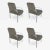 Set of Four Lucite Dining Chairs by Lion in Frost For Sale - Image 9 of 9