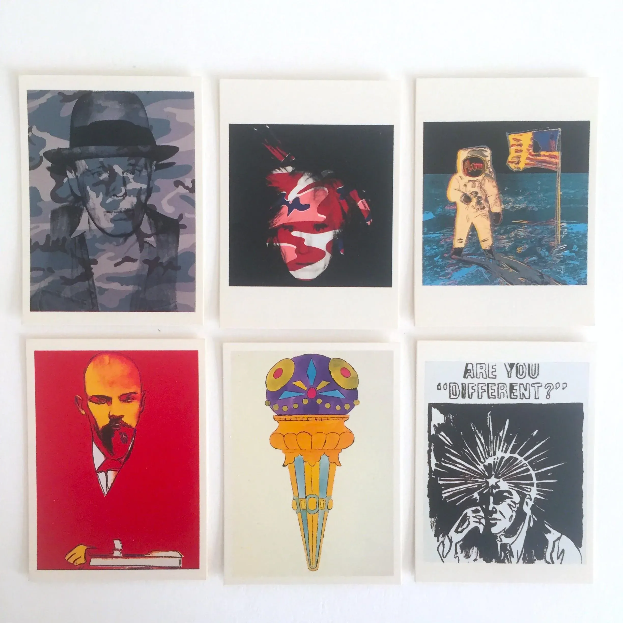 アート・デザイン・音楽 Andy Warhol Trading Cards Vintage Andy Warhol Collector's Pop Art Trading Cards - Boxed Set