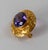 Late 19th Century 19th Century American Victorian 14k Gold Pin With Amethyst Stone For Sale - Image 5 of 9
