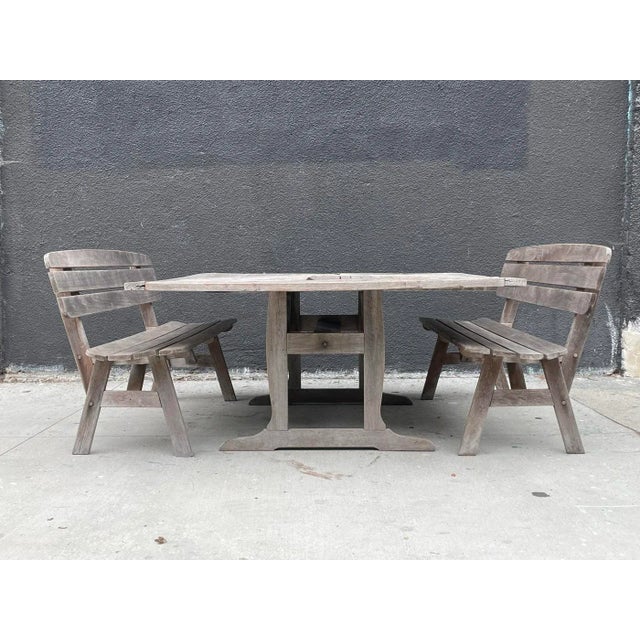 Vintage Patio Table & Benches by JensenJarrah, Made in Australia