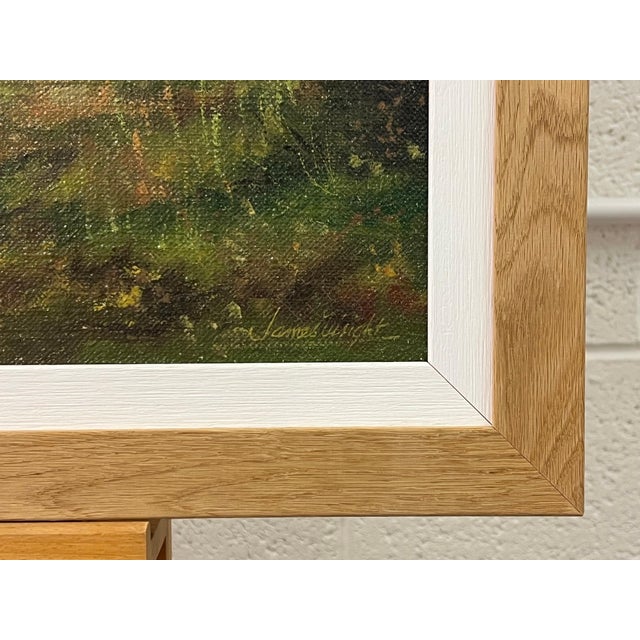 Old Barn Scene of a Farm in the English Countryside by British Landscape Artist 1980 Circa For Sale - Image 15 of 16