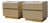 Postmodern Lacquered Waterfall Nightstands by Lane – A Pair, 1980s For Sale