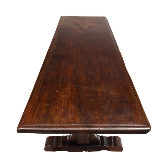 Brown Portuguese 18th Century Monastery Table, Circa 1750 For Sale - Image 8 of 9