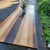Brown Milo Baughman Mixed Wood Dinning Table For Sale - Image 8 of 12