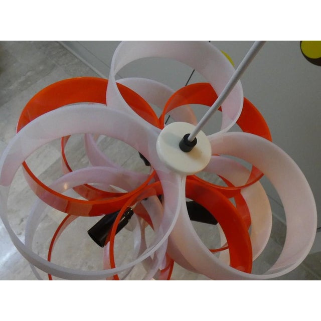 Acrylic Glass Pendant Lamp by Stilux Milano, 1960s For Sale - Image 6 of 11