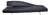 Aspen Chaise Lounge in Dark Charcoal Leather by B&B Itjean-Marie Massaud for Cassina For Sale