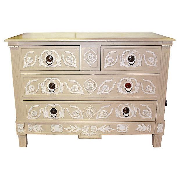 HandPainted Spanish Dresser Commode Chairish