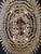 Metal Antique Oval Flush Mount Chandelier Brass Crystal Ceiling Light Restored Gold For Sale - Image 7 of 10