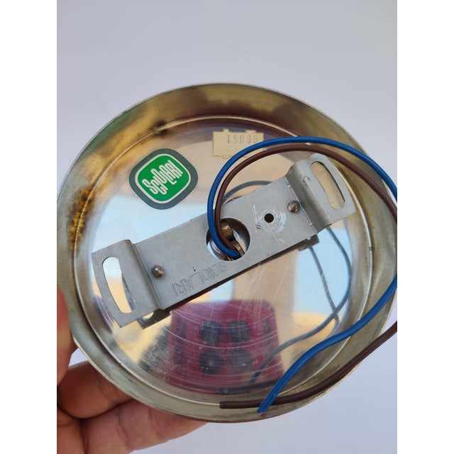 Vintage Space Age Wall Lamp by Gaetano Sciolari, 1970s For Sale - Image 12 of 13