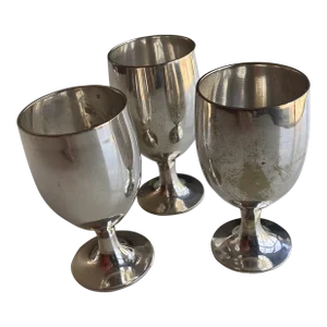 Vintage Leonard Silver Plated Cordials- Set of 3