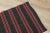1980s Tribal Black Striped Kilim Small Rug For Sale - Image 9 of 13