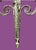 Large French Louis XVI Style Bronze Three-Arm Wall Sconces, 1950s, Set of 2 For Sale - Image 17 of 18