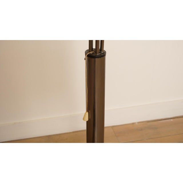 Vintage Swedish Floor Lamp in Chrome and with Marble Foot from Cottex For Sale - Image 4 of 16