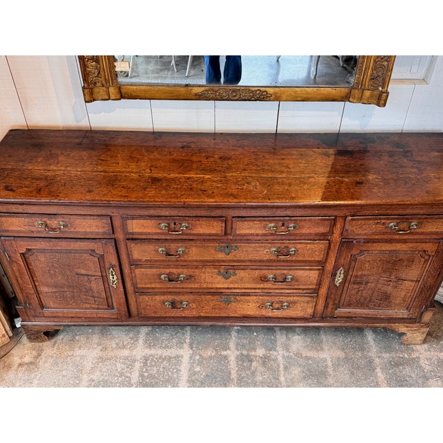 George III 18th Century Oak Dresser Base For Sale - Image 14 of 14